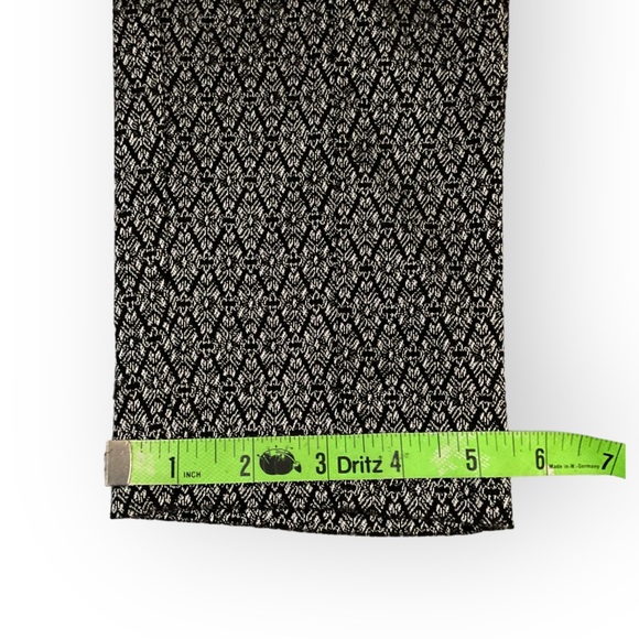 Alfani Silver Y2K Ikat Elastic Band Pull On Ankle Trouser Pant Women’s 4​ - Picture 10 of 11